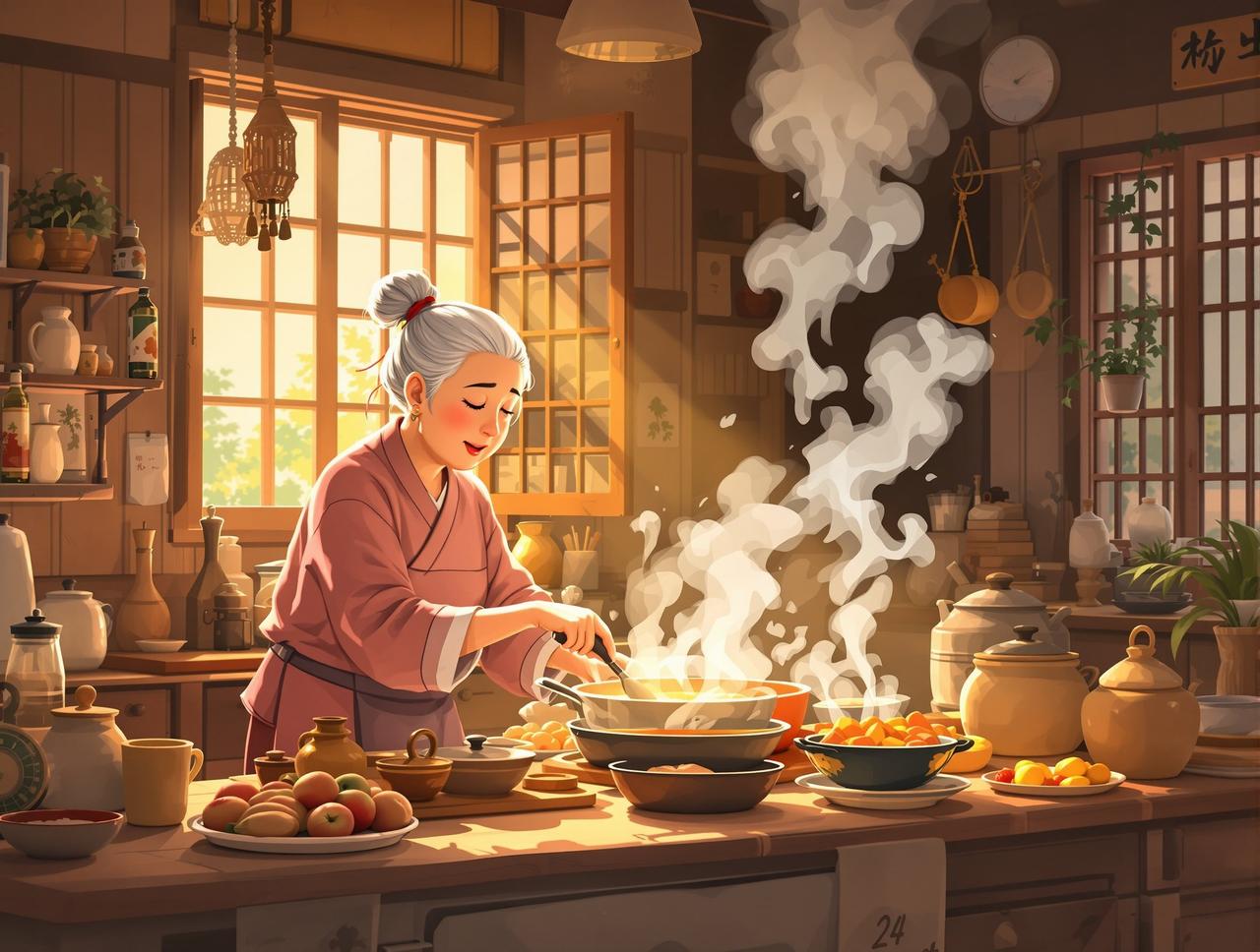 红果网网作品《外婆的厨房》- 亲情伦理题材短剧