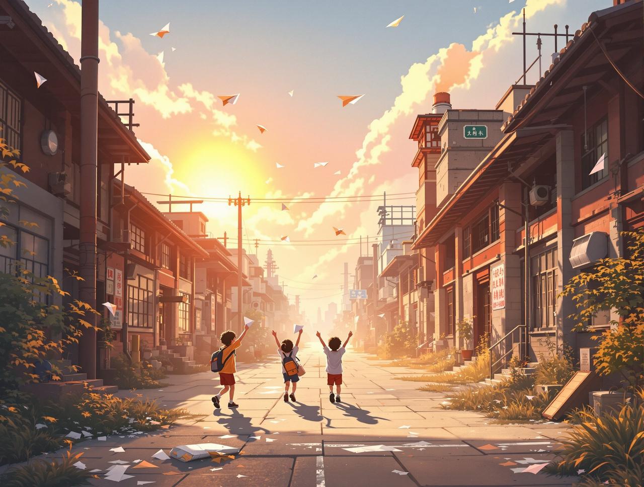红果网网作品《纸飞机》- 年代记忆题材短剧